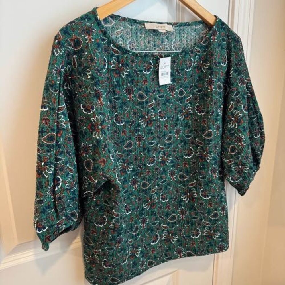 LOFT NEW Floral Blouse Womens Top new with tags shirt